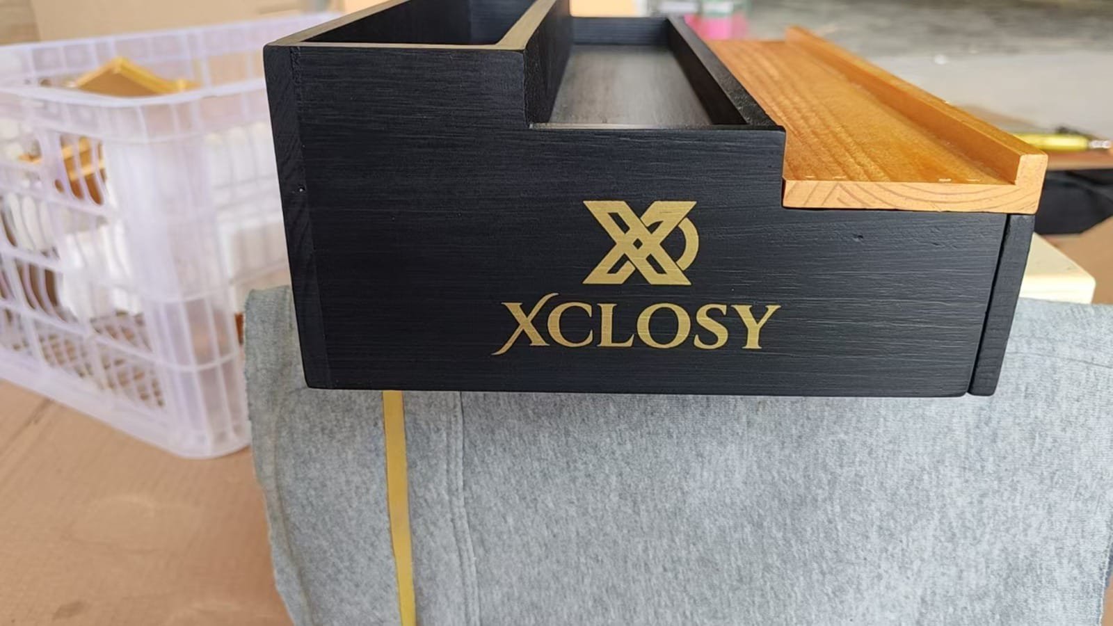Xclosy Wooden Desk Organizer
